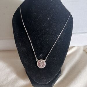 Silver Sterling Forever Pendant Necklace